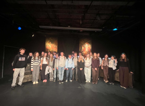 Klasa 7b w Teatrze Małym w Manufakturze